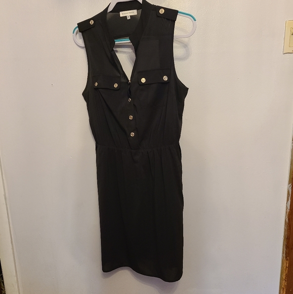 Silvian Heach Military Style Sleeveless Dress - Picture 1 of 5